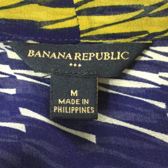 Banana Republic Sheer Tank top, Med,  tie at neck - Picture 4 of 5